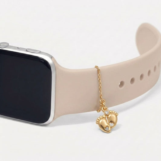 Baby Feet Watch Charm