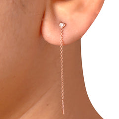 Linear Love Earrings