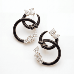 Shiny Night Earrings