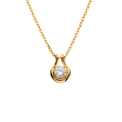 Radiant Solitaire Pendant
