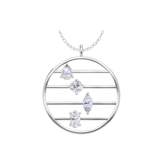 Climbing Diamonds Necklace