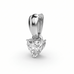 Heart Solitaire Pendant