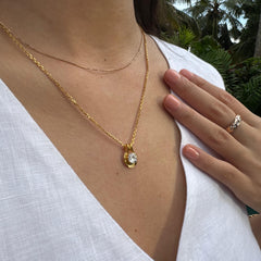 Radiant Solitaire Pendant