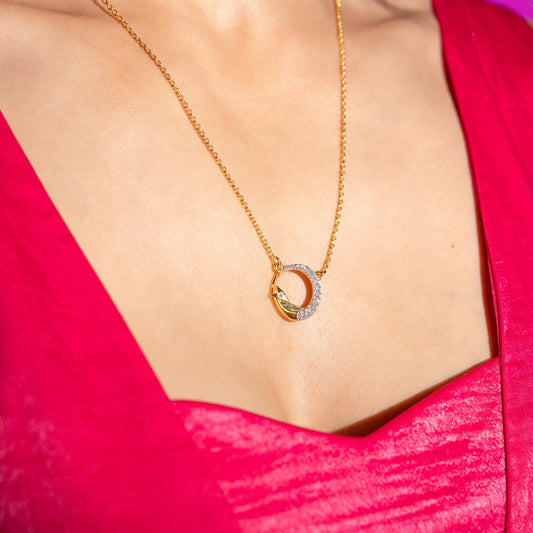 Bird Halo Necklace