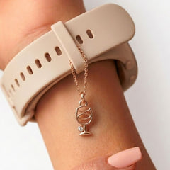 Wine Glass Watch Charm