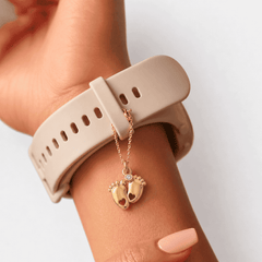 Baby Feet Watch Charm