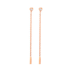 Linear Love Earrings
