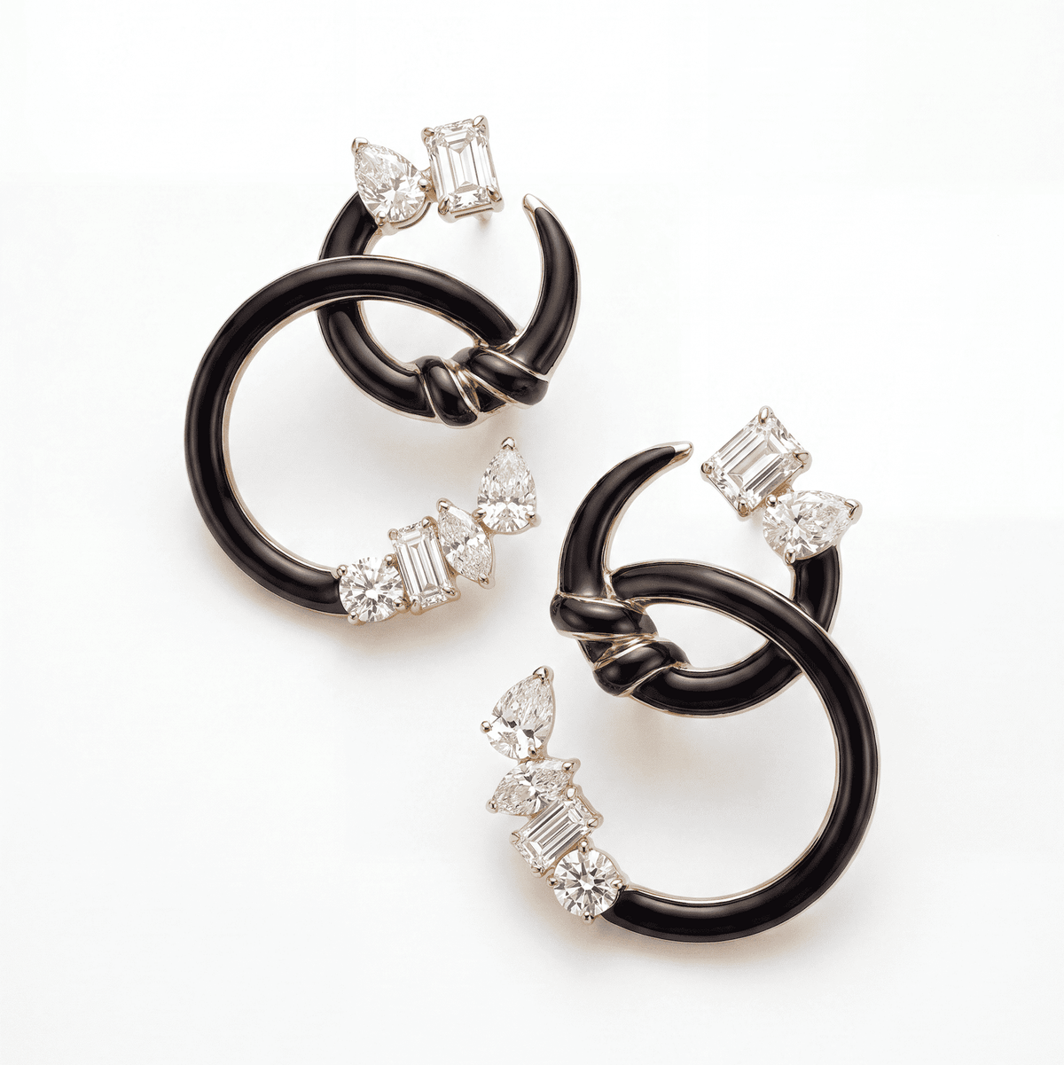 Shiny Night Earrings