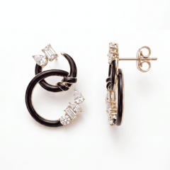 Shiny Night Earrings