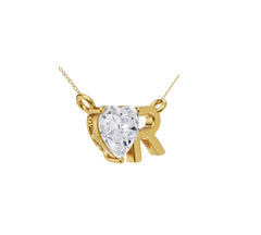 Heart Alphabet Pendant