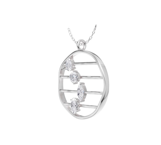 Climbing Diamonds Necklace