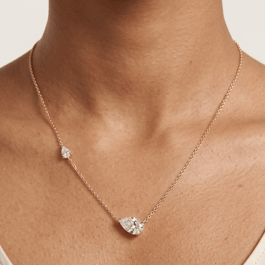 Pair of Pears Necklace