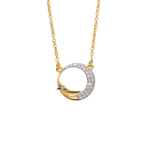 Bird Halo Necklace