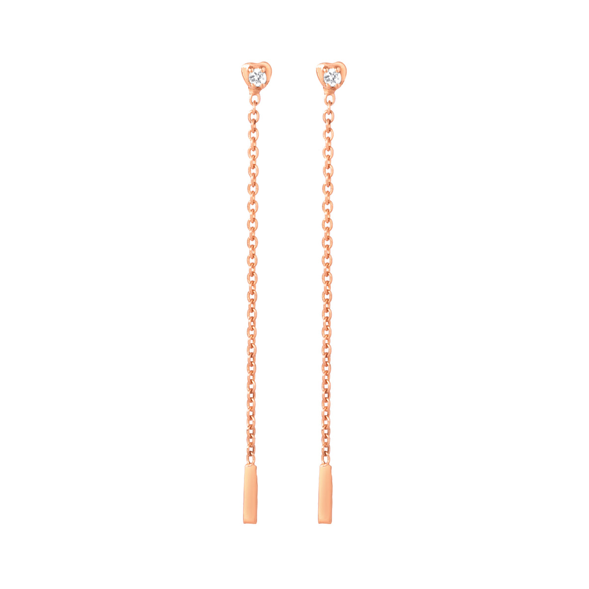 Linear Love Earrings