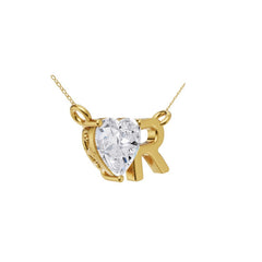 Heart Alphabet Pendant