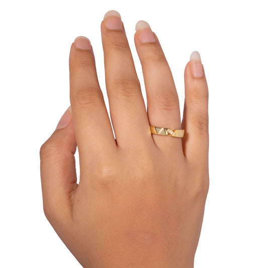 Etched Brilliance Ring - Ready to Ship