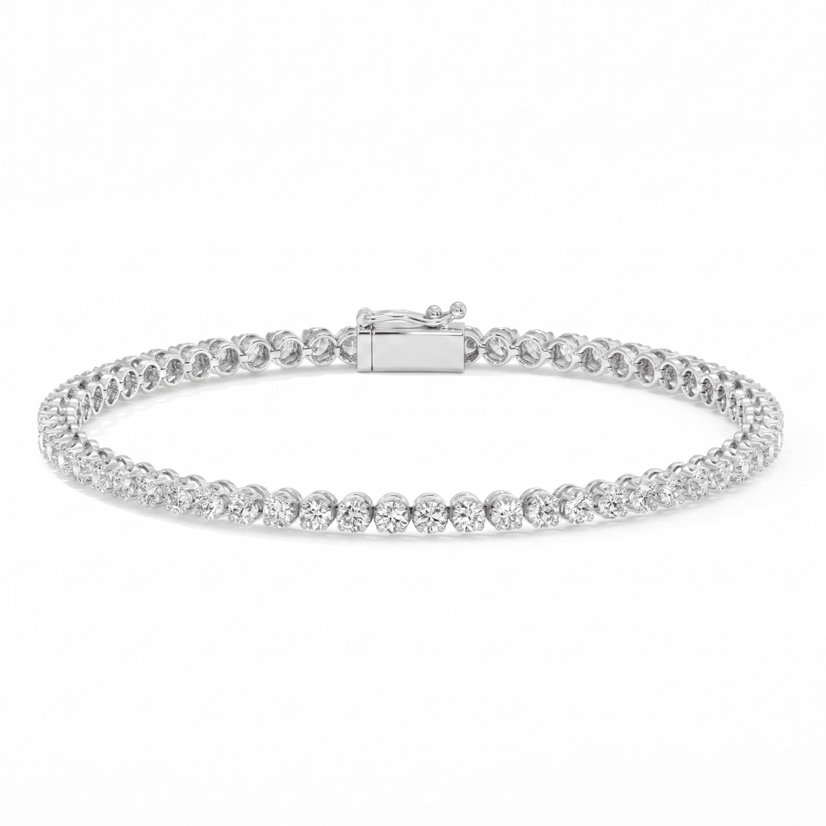 0.05Ct Round Tennis Bracelet