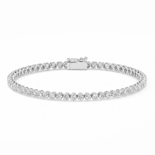 0.05Ct Round Tennis Bracelet
