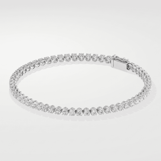 0.05Ct Round Tennis Bracelet