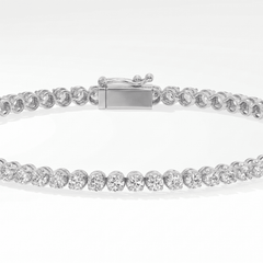 0.05Ct Round Tennis Bracelet