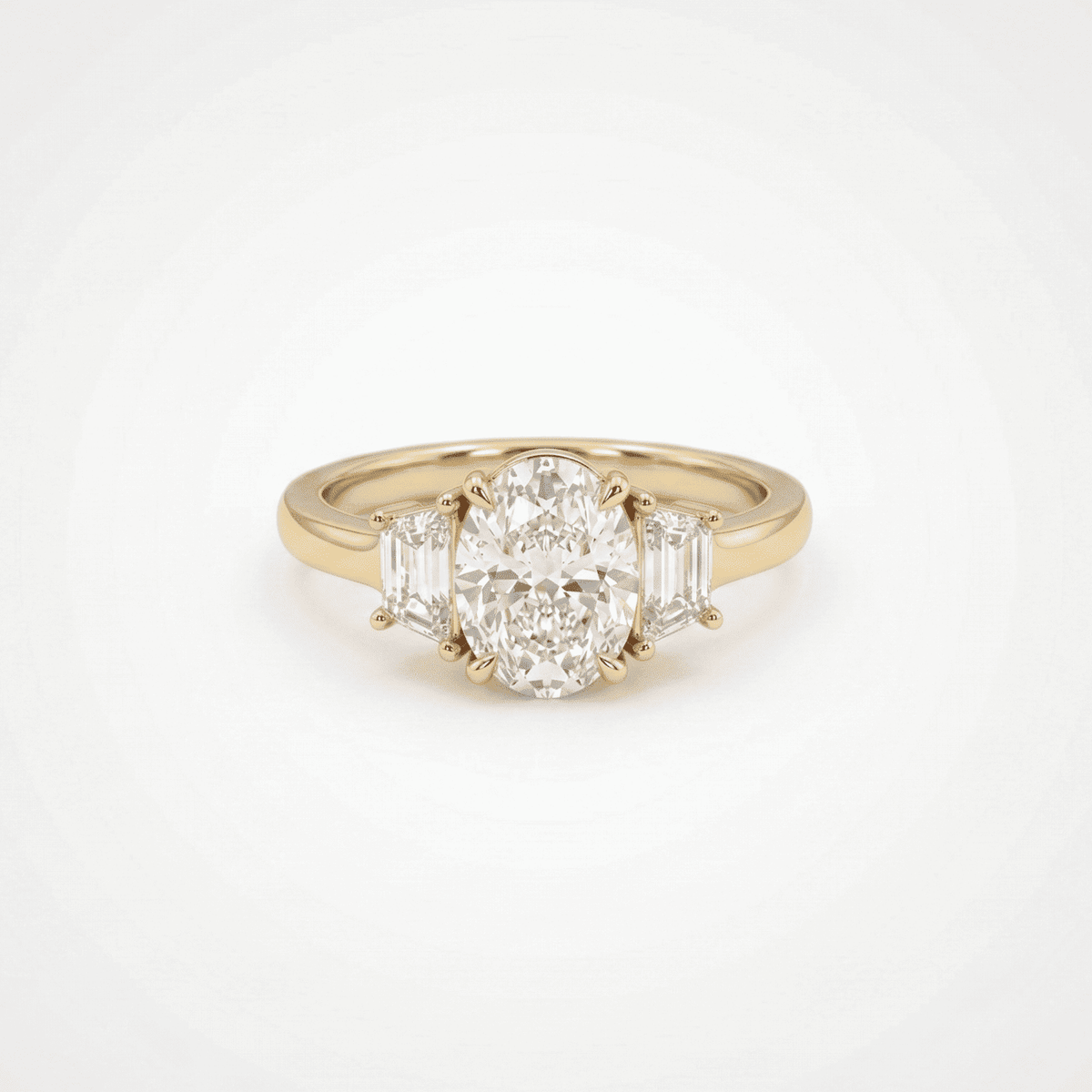 Oval Trapezo Ring