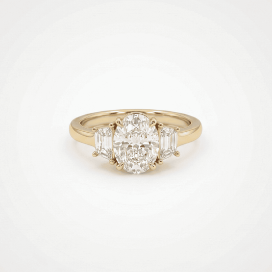 Oval Trapezo Ring