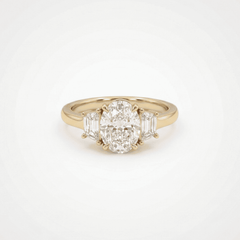 Oval Trapezo Ring
