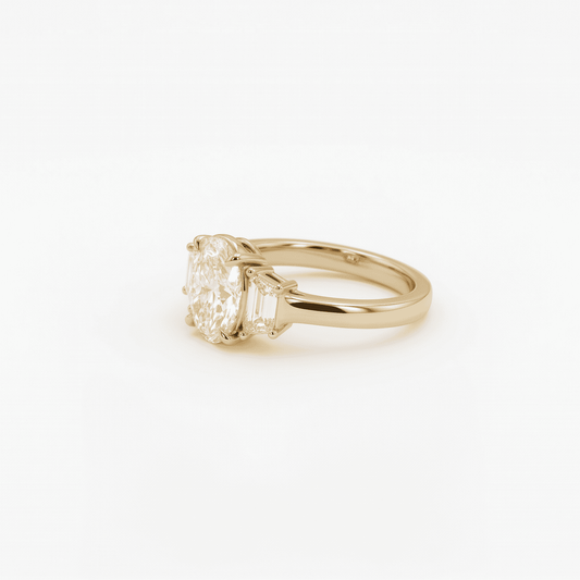 Oval Trapezo Ring