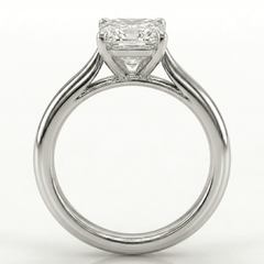 White Gold Princess Cathedral Ring